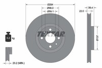 2Er-Set 2Er Set Bremsscheibe Textar 92055203 Alfa Romeo 46403958 Alfa Romeo 4642