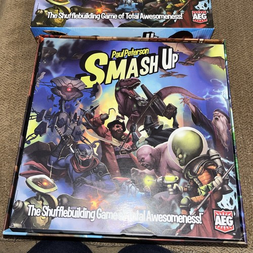 Paul Peterson Smash Up Card Shufflebuilding Game of Awesomeness AEG Complete - Picture 2 of 3