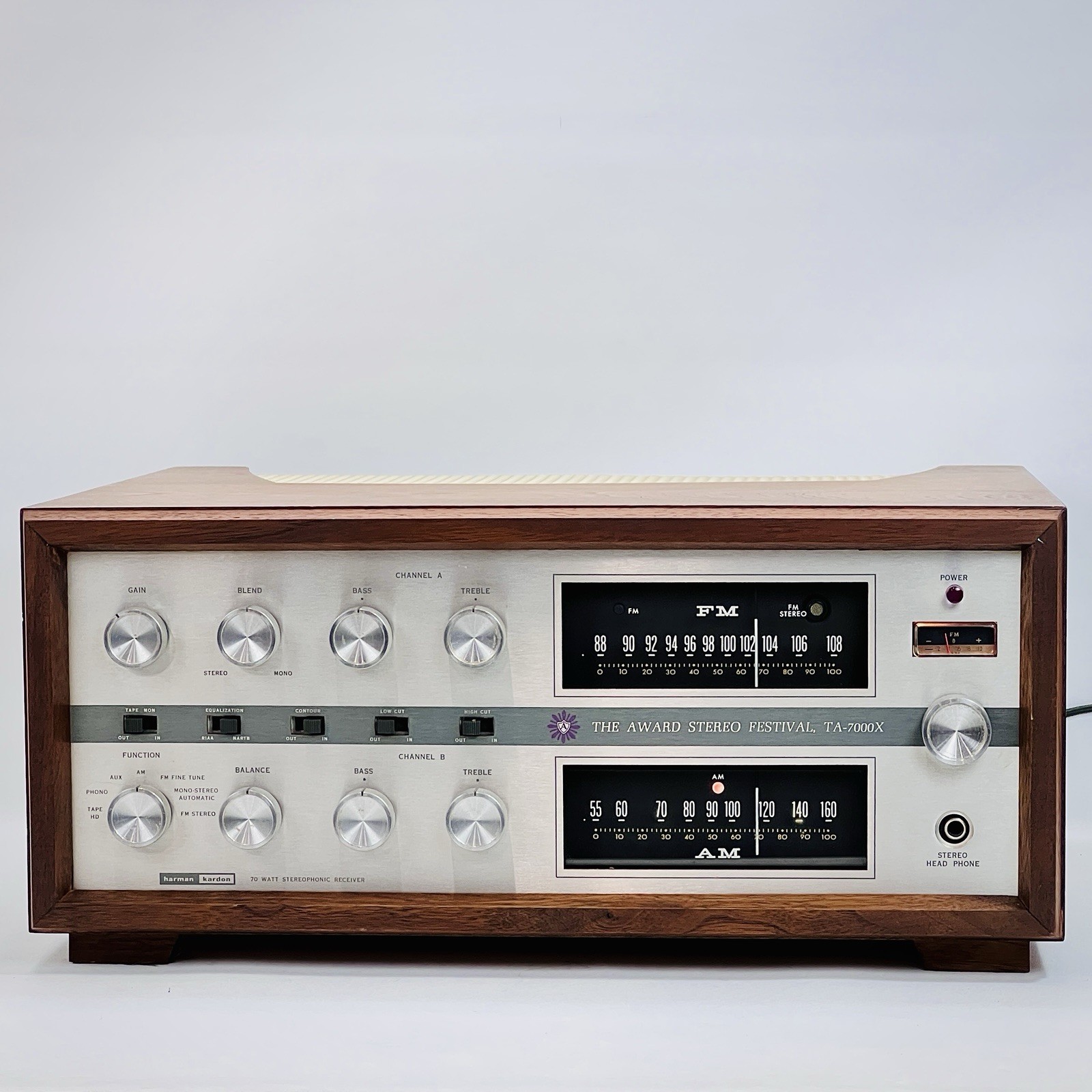 VTG RARE Harman Kardon TA-7000X Tube Stereo Receiver 70W – WORKS!
