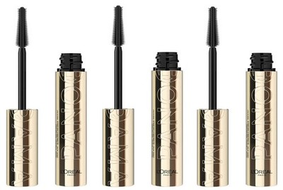 3 Pack  L'oreal Voluminous Panorama Mascara 701 Blackest Black 0.33 OZ - W/O Box