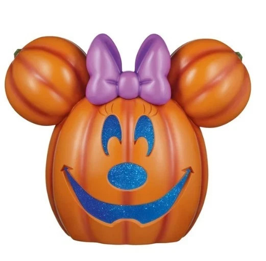 Costco Minnie Mouse LED Pumpkin Jack-o-Lantern Lights And Sounds