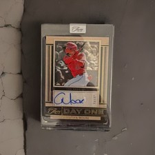 2025 PANINI THREE AND TWO. CHRISTIAN MOORE DAY ONE AUTOGRAPH #18/49