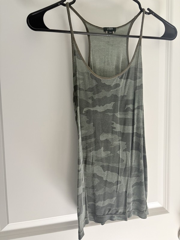 J Crew Camo Tank Top Women's Size Small
