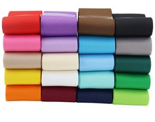 20 Rolls Grosgrain Ribbon Set 1-1/2 Inch x 2 Yards Each Assorted Solid Colors