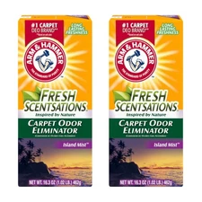 Arm & Hammer Carpet Odor Eliminator - Island Mist Scent, 16.3 oz. (Pack of 2)