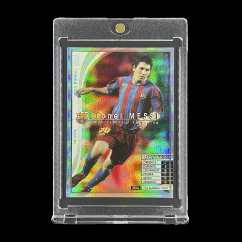 LIONEL MESSI RARE RAINBOW FOIL ROOKIE CARD 2005-06 Panini European Clubs
