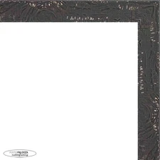 Shabby Chic Black Frame - UV Acrylic, Backing Board, Hanging Hardware Included