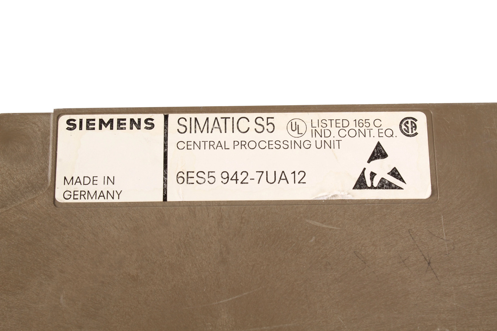 6ES5942-7UA12 CPU 942 SIEMENS - Reconditionné - Garantie 12 mois
