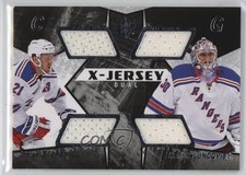 2015-16 SPx X-Jersey Dual Derek Stepan Henrik Lundqvist #XD-SL HOF hg6
