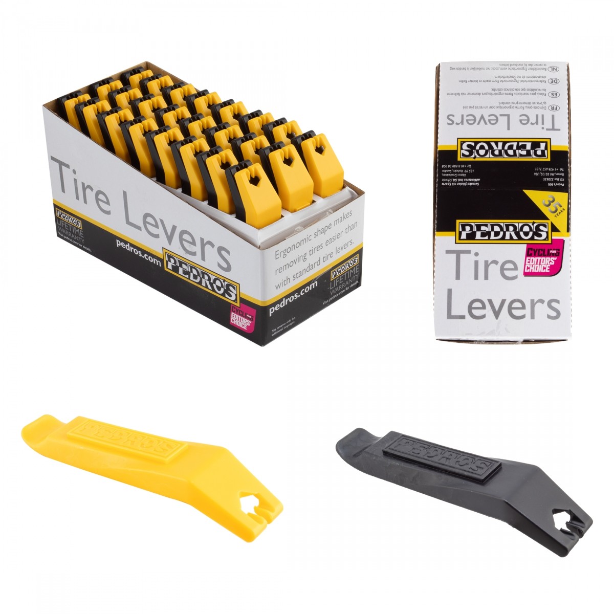Витрина Pedros Anniversary Display Box Рычаги для шин Рычаги для шин Желтыйчерный 6400026 17990₽