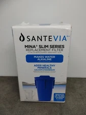 Santevia Mina Slim Series Replacement Filter Alkaline Water 9MS-471 NEW Blue