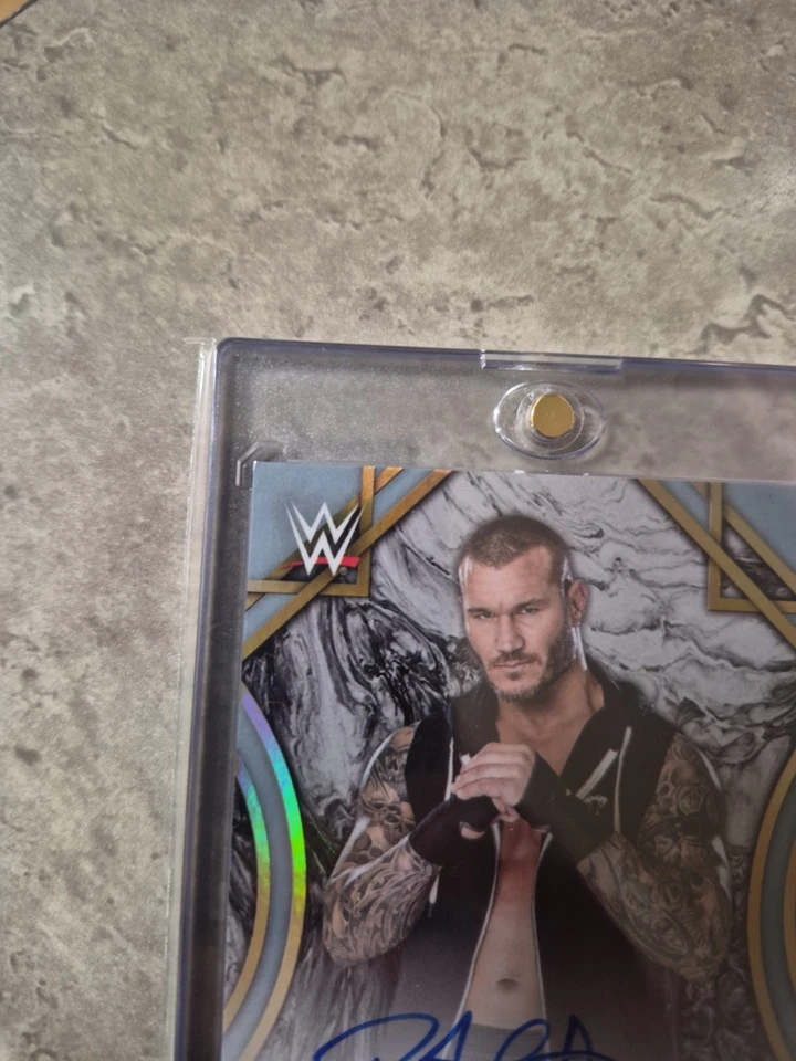 2018 TOPPS LEGENDS OF WWE AUTOS RANDY ORTON /50 - Image 2 of 4