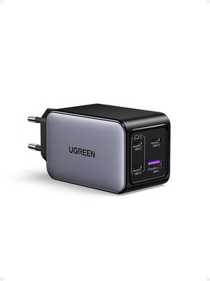 UGREEN Nexode 65W USB C Ladegerät, 4-Port GaN Netzteil Mehrfach Schnellladegerät