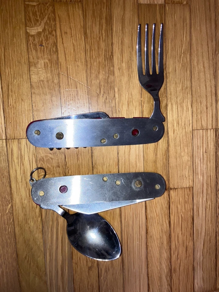 Mammut открытый кемпинг ложка вилка нож столовые приборы комплект - Изображение 2 из 4