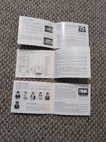 Lote 3 Wild Gunman Pinball Hogans Alley Folleto de instrucciones Manual Nintendo NES
