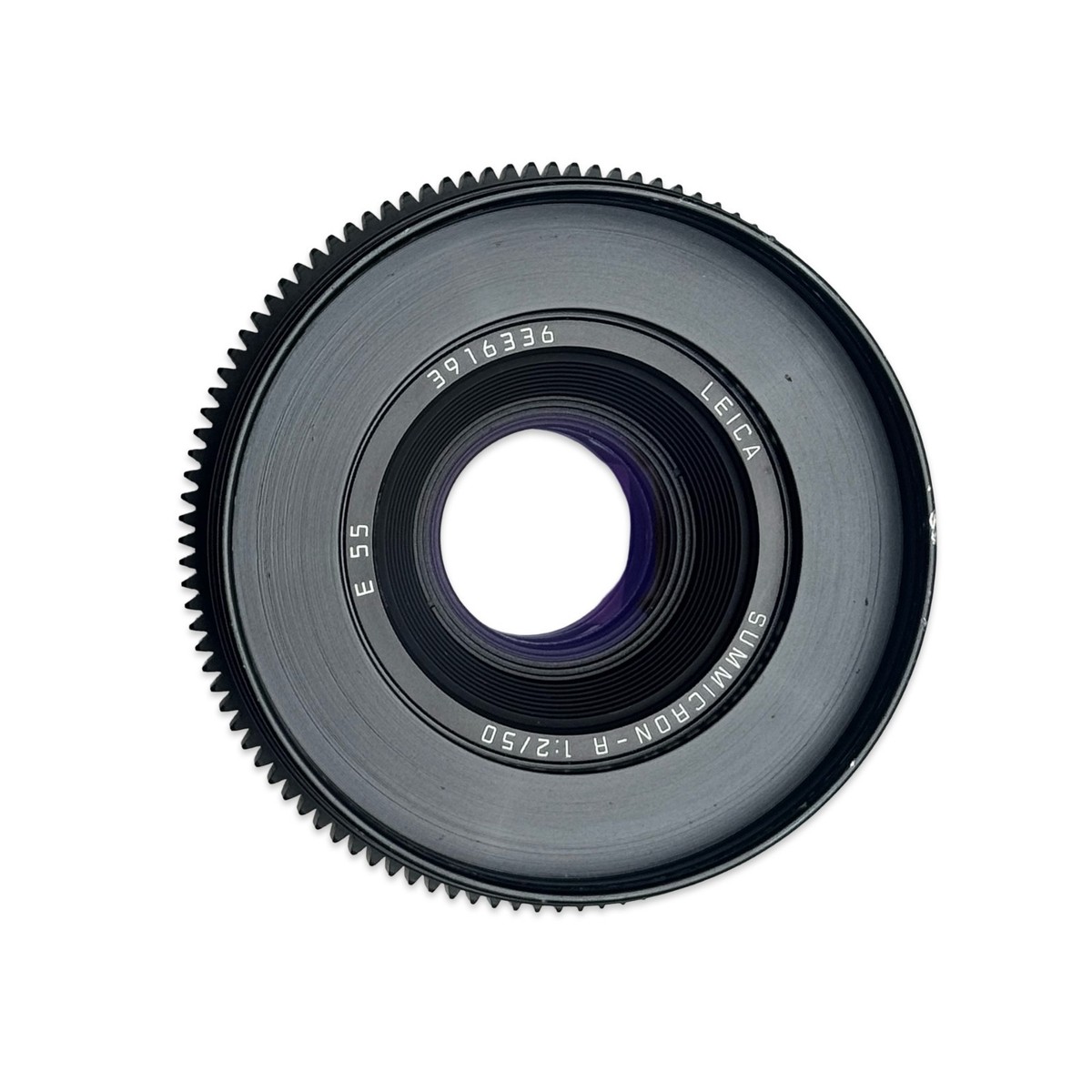 Leica Summicron-R 50mm f/2 Lens (Late 391xxxx) Cine-Mod Canon EF
