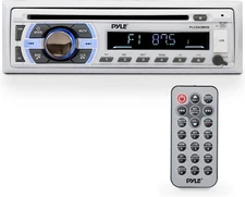 Pyle Hands-Free Call Answering Bluetooth Ready Marine Stereo Receiver Single DIN