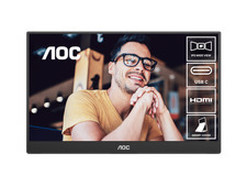 AOC 16T10 Portable Monitor 15.6 Inch FHD 1920x1080 IPS Panel w/ Smart Cover