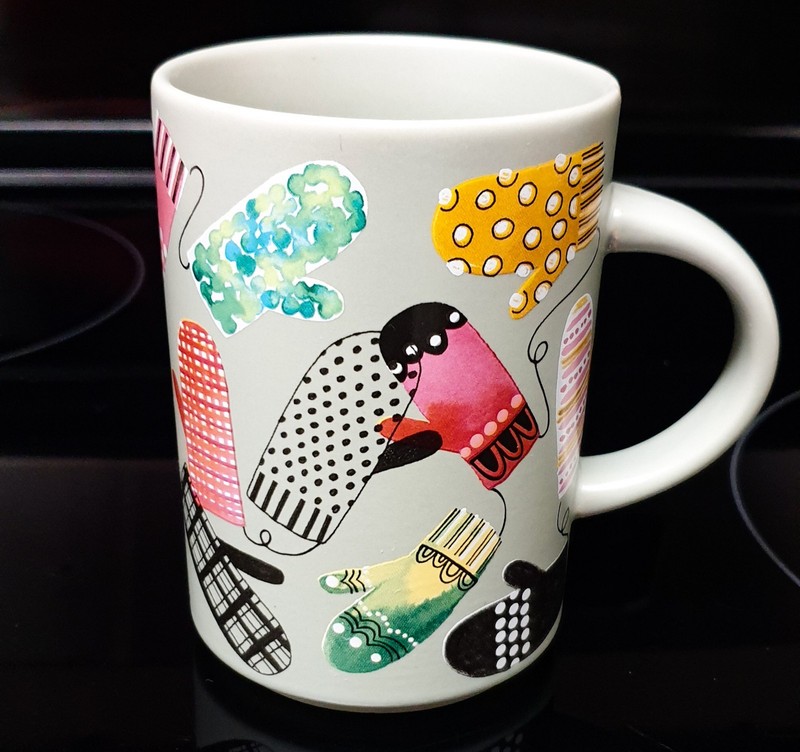STARBUCKS 2017 Limited Edition Winter Mittens Collectable Coffee  MUG Christmas 