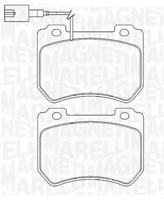 Fits MAGNETI MARELLI 363916060423 HAM PADS. AR 159, BRERA, SPIDER  ⭐UK Stock⭐