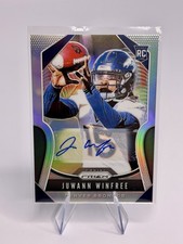 2019 Panini Prizm - Rookies Juwann Winfree #387 Silver Prizm Autographs (AU, RC)