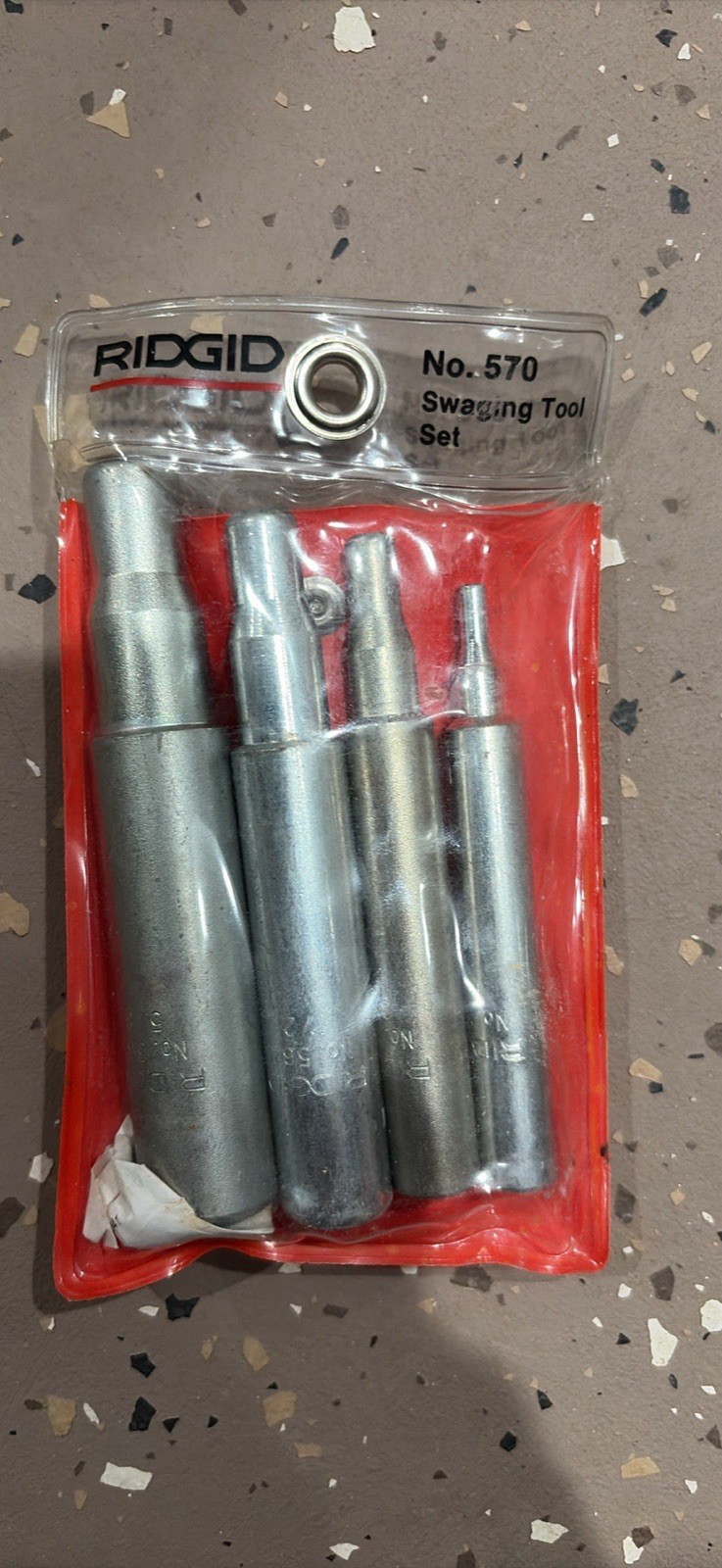 Ridgid 570 Assorted Swaging Tools 4 No. 562 1/4", 563 3/8", 569 1/2", 565 5/8"