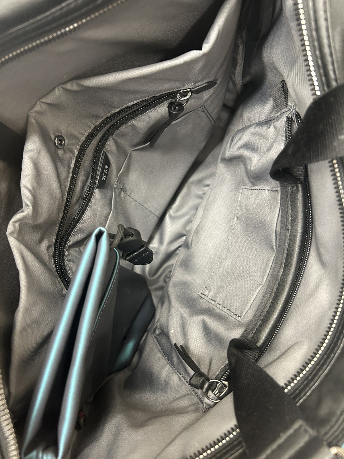 Tumi Devoe Amber Blue Gradient Bottle Laptop Tote… - image 7