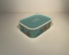 Tupperware NEU A150 Quadro 500 ml blau mit Aufdruck Lebensmittelbehälter 