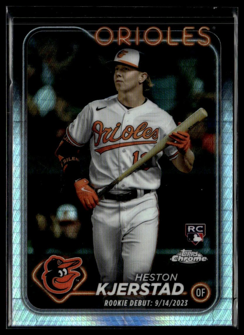 2024 Topps Chrome Update #USC120 Heston Kjerstad Prism Refractors