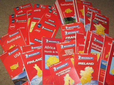 Michelin National Maps - Europe & Worldwide - 1998-2020 - very good condition