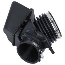 Engine Air Intake Hose Tube With Clamps. Replaces Part  Black