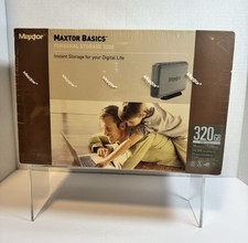 Disco rigido esterno Maxtor Basics Personal Storage 3200 500 GB nuovo sigillato in scatola 