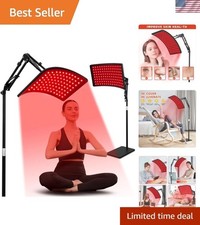 At-Home Red Light Therapy Lamp - Facial  Body Treatment, Easy Adjustable Design