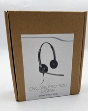 Plantronics Encorepro HW520D Digital Headset, Single Ear, Noise-Canceling Mic