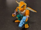 Vintage 1990 TMNT Teenage Mutant Ninja Turtles TRICERATON Action Figure w/ Gun