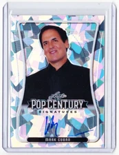 Mark Cuban 2020 Pop Century Autograph Card # /35 ! Dallas Mavericks Shark Tank
