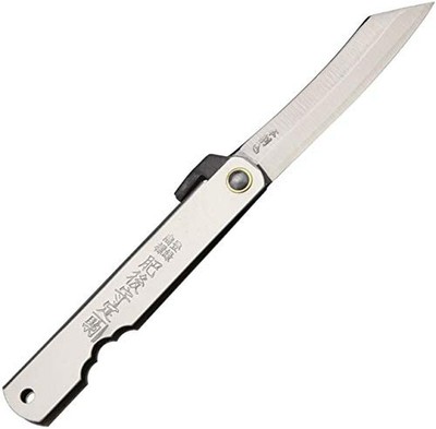 Higonokami Triple Layered SK Folder Folding Knife,2.625in,Stainless Handle, N...