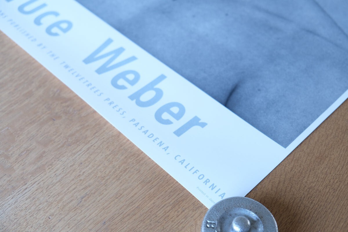 BRUCE WEBER 1983 Twelvetrees Press Vintage Original Poster