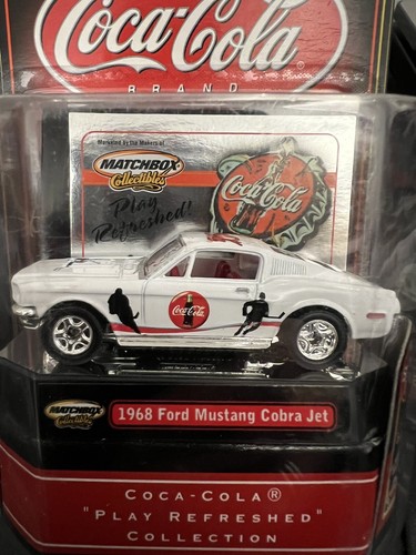 Matchbox Collectibles Coca- Cola(1968) Ford Mustang Cobra Jet Hardtop 1999 - Picture 2 of 4