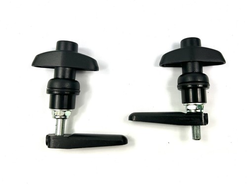2 cerraduras de ventana de elevación lateral de dosel con llave similar se adapta a TJM FLEXIGLASS EJE LARGO - Imagen 4 de 10