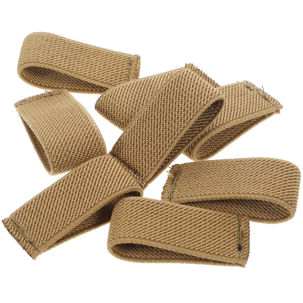 8pcs Backpack Belt Keepers bing Strap Retainers Elastic Harness
