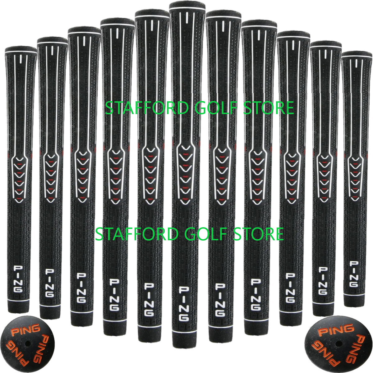 PING ID-8 Golf Grips Set Midsize/Oversize +1/16