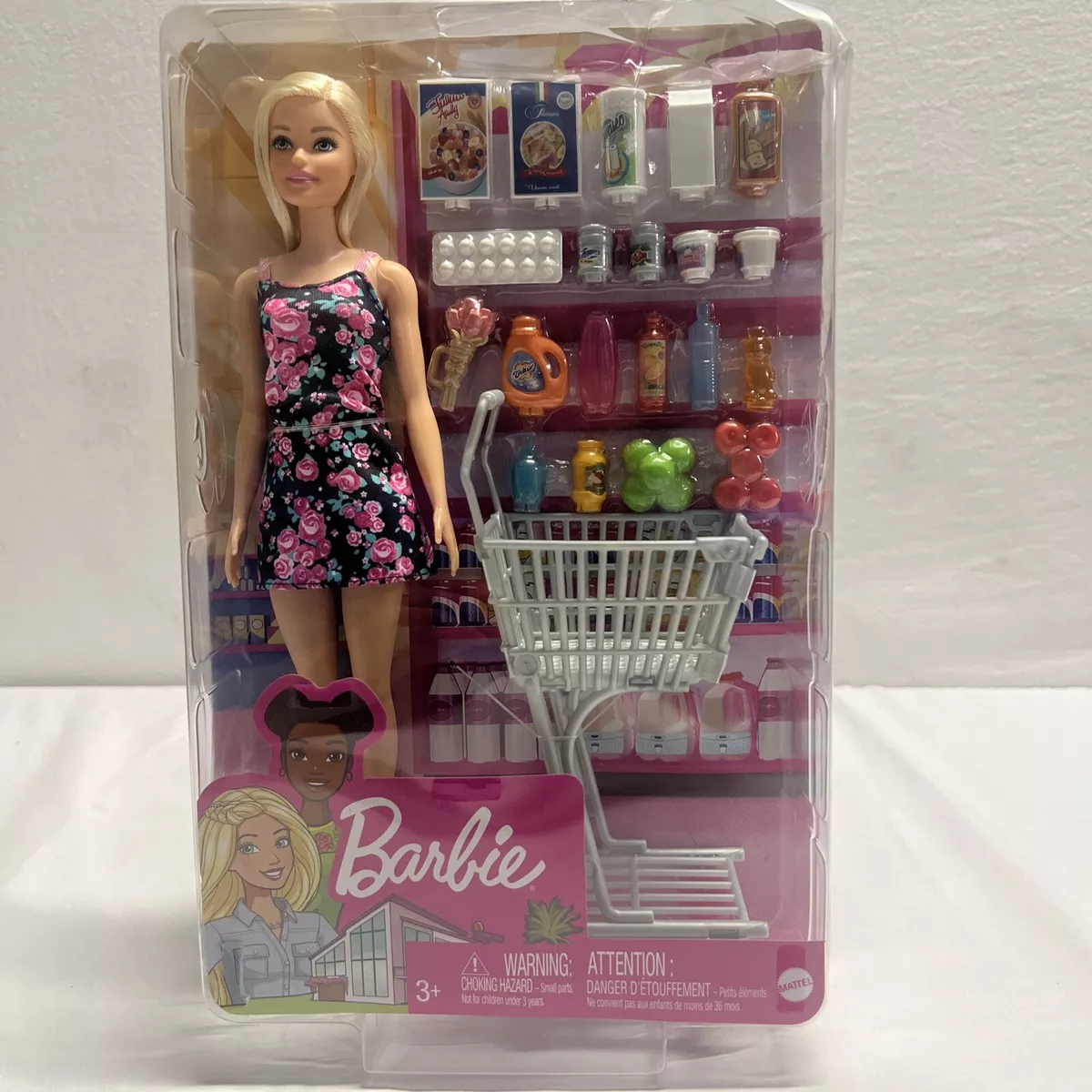 Barbie & Chelsea Grocery Shopping - Barbie Doll Supermarket