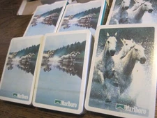 SEALED 1989 LOT OF 3 DECKS-Philip Morris Marlboro ARABIAN HORSES Playing Cards