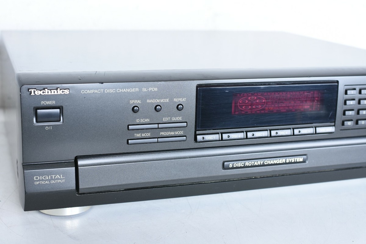 Technics SL-PD8 5-Disc Rotary CD Player Changer | eBay