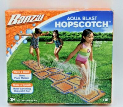 #ad #ad Banzai Aqua Blast Hopscotch Water Splash Pad Sprinkler Summer Toy NEW $24.28