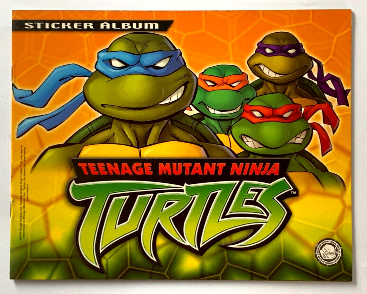 2004 ALBUM TEENAGE MUTANT NINJA TURTLES + Full Set 214/214 PERU