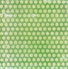 Really Great Paper, Green Polka Dots Cardstock, 2 x 12", Grunge, Rows of Spots