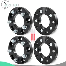 For Dodge Ram 1500 5x5.5 to Jeep 5x5 Wheels (4) 1" Thick Wheel Adapters 1/2"x20