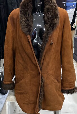 Generic Shearling Shearling Used Women Woman Size 44 Brown LLE44